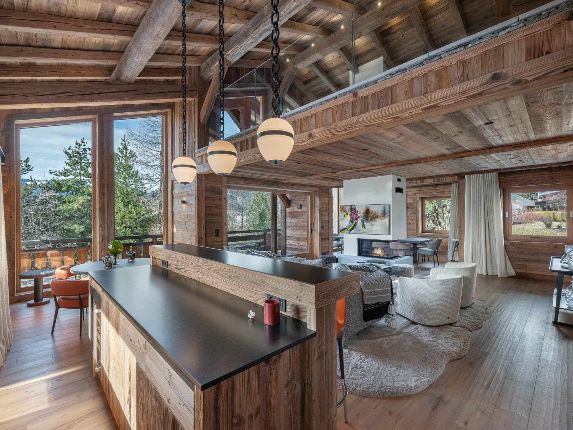 Le Thelevey, location chalet Megève — photo 4