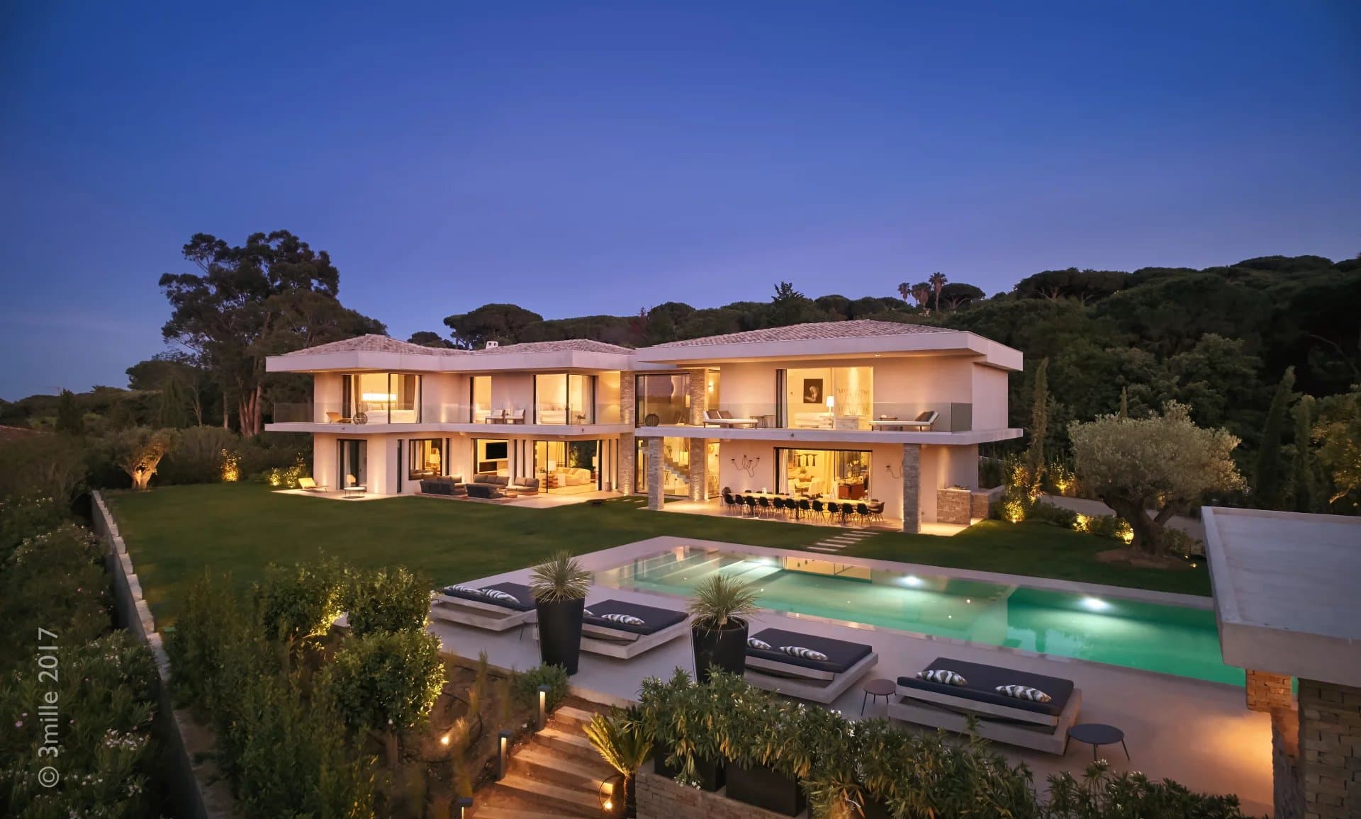 Villa Minimal, location villa Saint-Tropez — photo 3